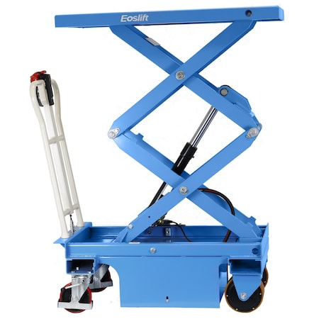 Eoslift 1,100 lbs. Weight Capacity, 40" x 21" Table Size, Scissor Lift Table FETA50D, 63.7" Raised Height FETA50D